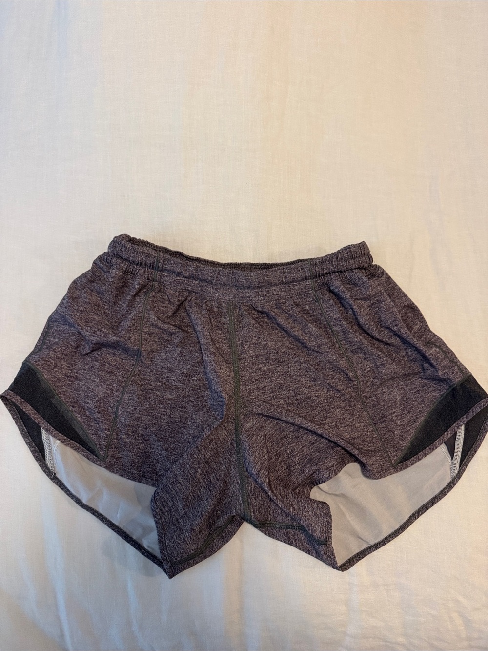 lululemon athletica Heathered Grey Athletic Shorts
